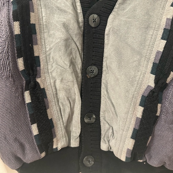 St. croix 3D cardigan vintage 90s coogi style XL - Picture 5 of 5